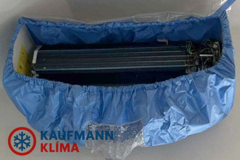 klíma tisztítása mosózsákos technologiával Pápán